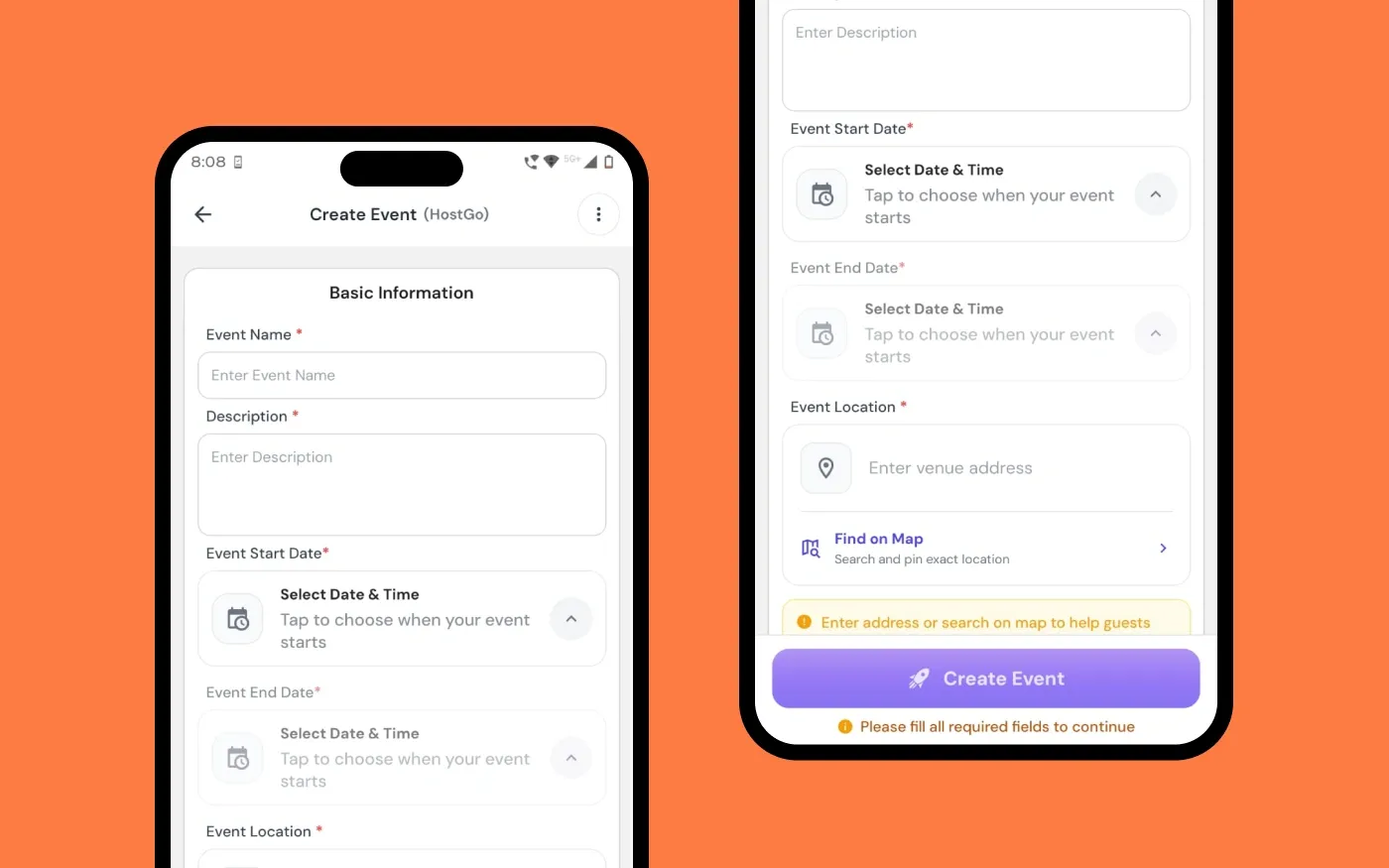 Create Events From Your Phone