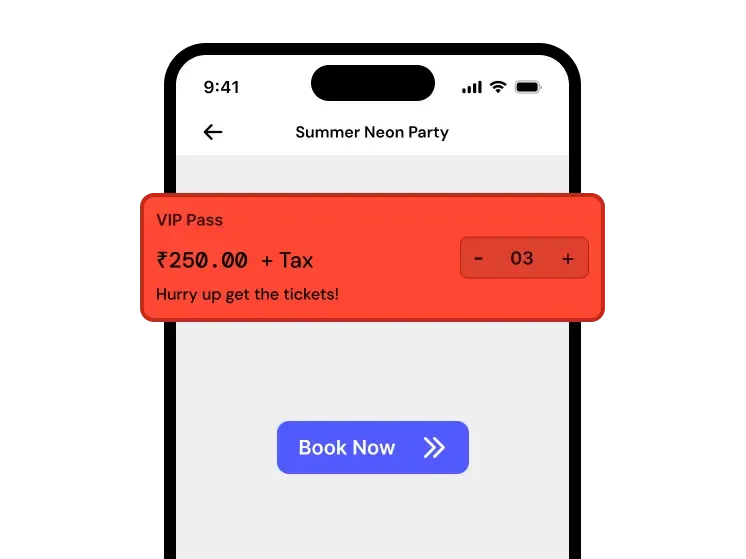 Book Ticket Preview