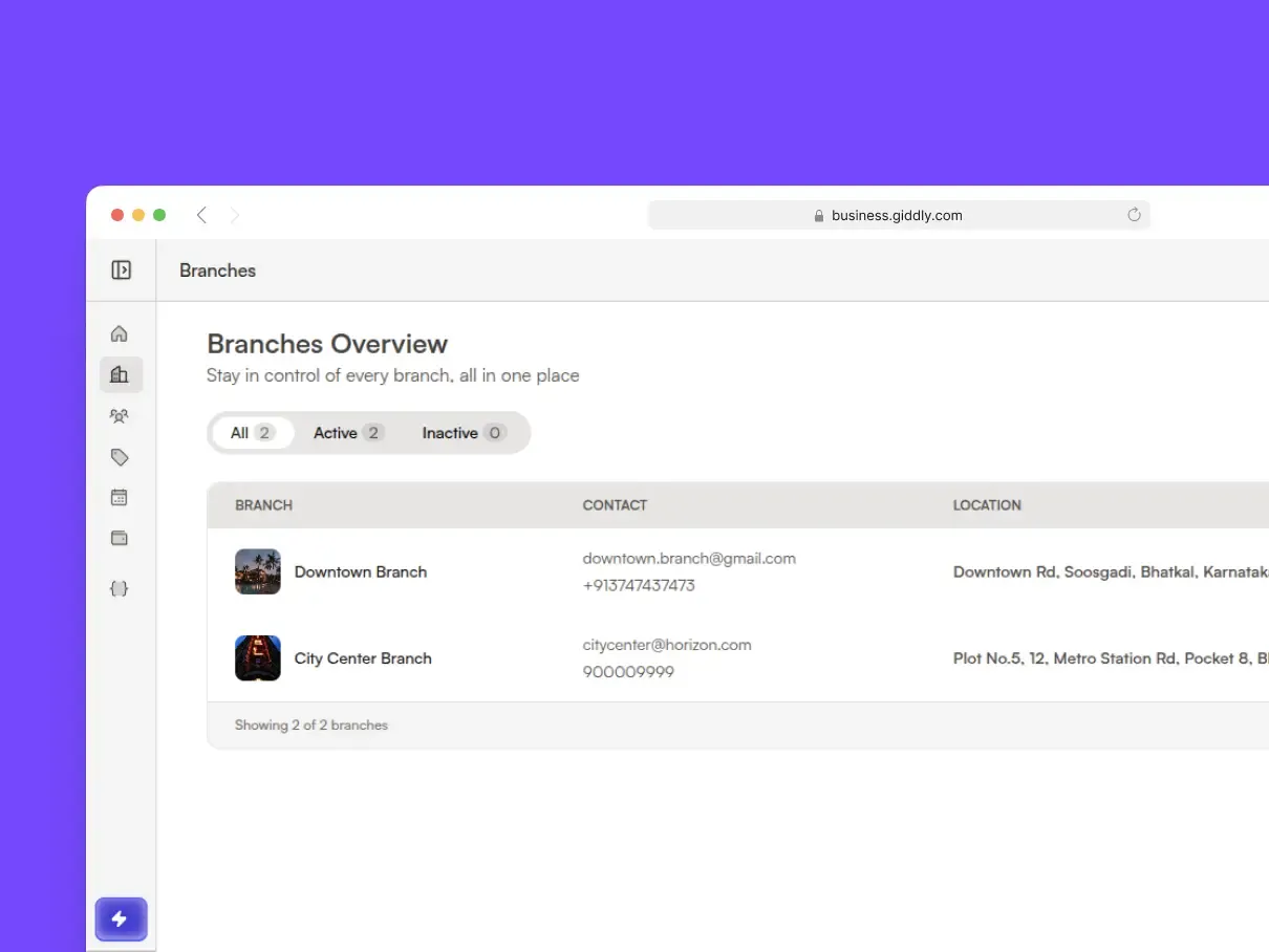 Manage Every Branch From One Dashboard.