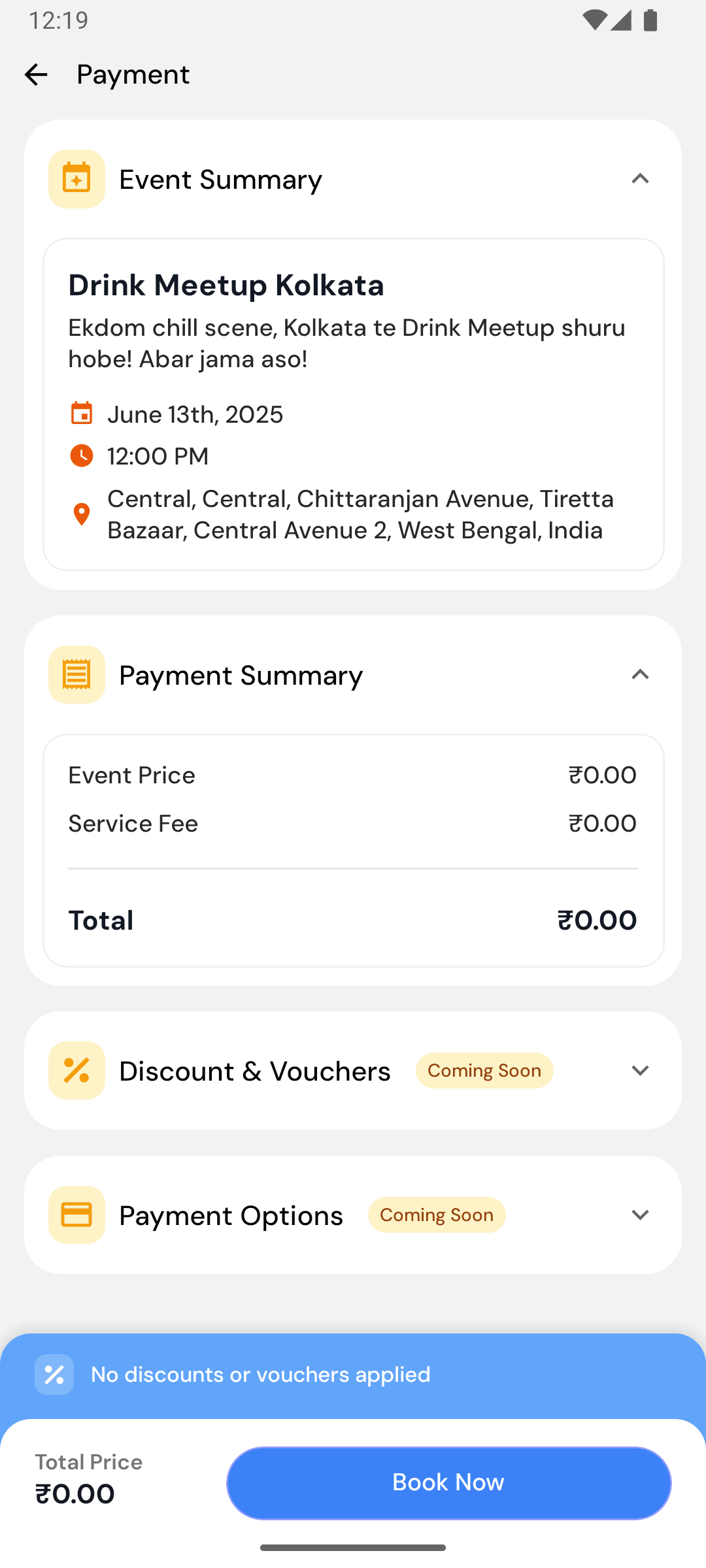 Effortless Booking screenshot