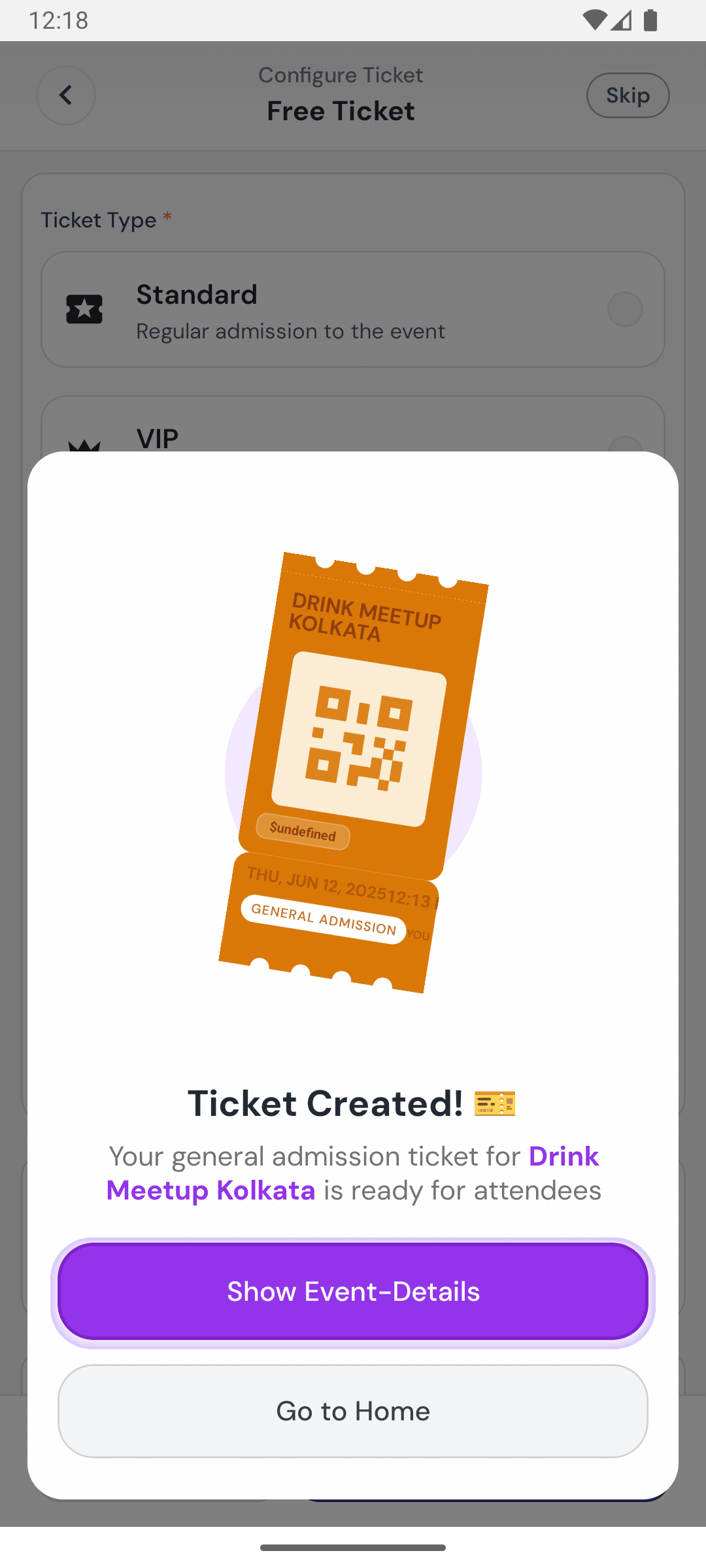 Smart Ticketing screenshot
